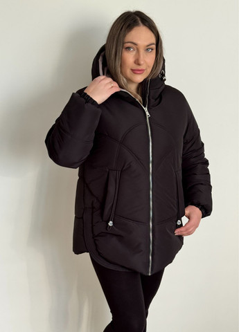 Черная зимняя куртка Eva Classic