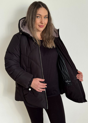 Черная зимняя куртка Eva Classic