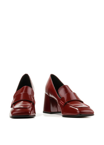 Le'BERDES Туфлі лофери бордовий з натуральна шкіра, україна — демісезон (262907420)