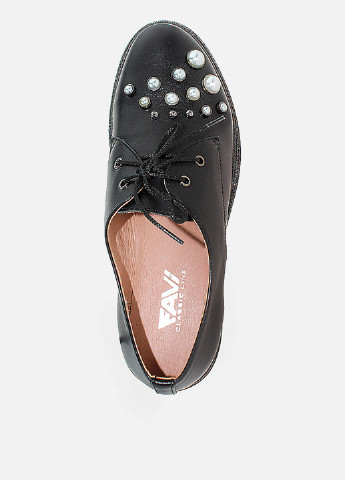 Туфли Favi на низком каблуке с глиттером, с бусинами