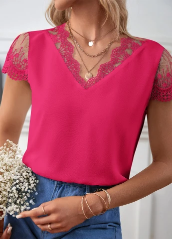 Розовая блуза SHEIN