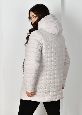 Светло-серая зимняя куртка SAMANTI