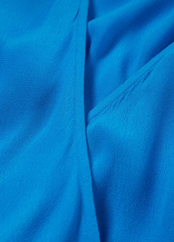 Синя кежуал сукня на запах C&A однотонна
