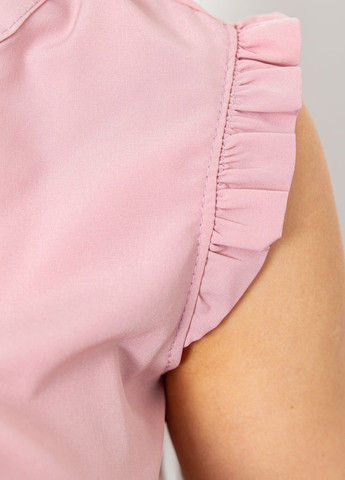 Светло-розовое кэжуал платье рубашка Ager однотонное