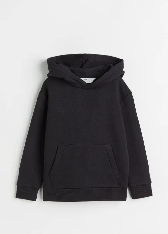 Худі фліс,чорний, H&M Basic (255192131)