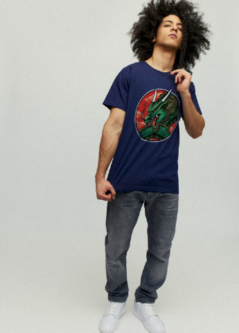 Темно-синя футболка чоловіча YAPPI