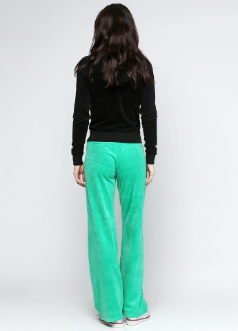 Зеленые кэжуал демисезонные прямые брюки Juicy Couture