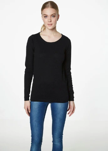 Черный демисезонный свитер Vero Moda