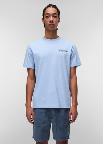 Блакитна футболка Napapijri