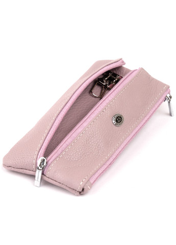 Жіночий шкіряний гаманець-ключниця 15,5х7х0,5 см st leather (229458702)