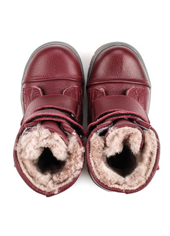 Бордовые кэжуал зимние зимние ботинки Happy Walk