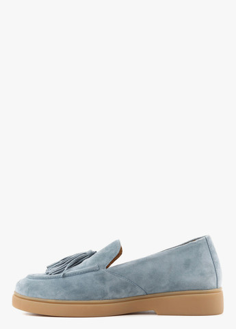 Le'BERDES Туфлі лофери блакитний з натуральна замша, україна — демісезон (302137731)