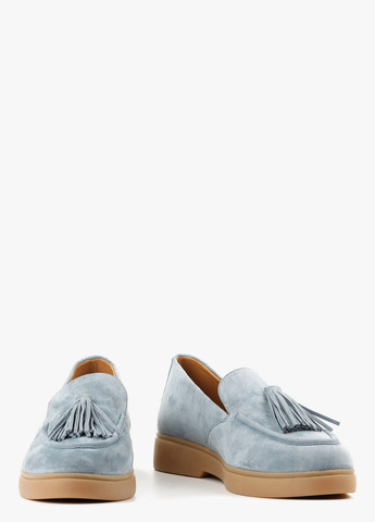Le'BERDES Туфлі лофери блакитний з натуральна замша, україна — демісезон (302137731)