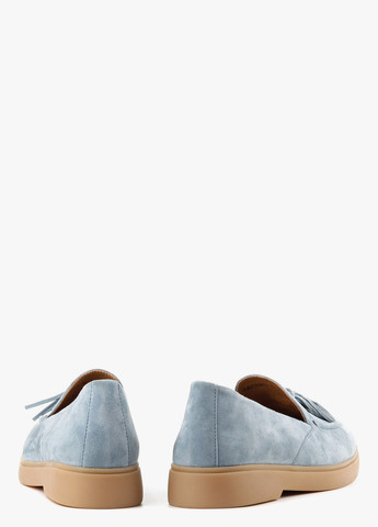Le'BERDES Туфлі лофери блакитний з натуральна замша, україна — демісезон (302137731)