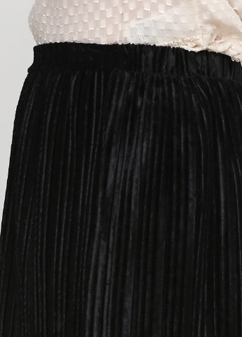 Черная кэжуал однотонная юбка Mango карандаш