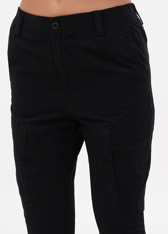 Черные джинсовые демисезонные зауженные, карго брюки C&A