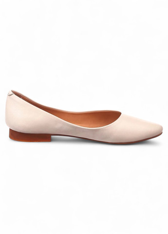 Женские балетки Maria Tucci | молочные однотонные без декора натуральная кожа (333057505)