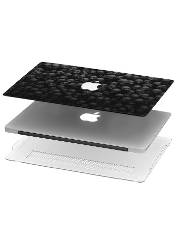 Чехол пластиковый для Apple MacBook Pro 15 A1707 / A1990 Паттерн черепа (Skull pattern) (9649-2549) MobiPrint (218858478)