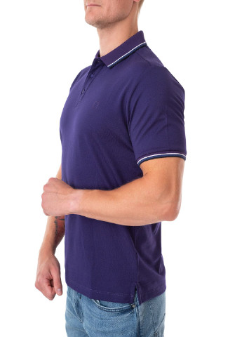 Фиолетовая футболка-поло для мужчин Ragman однотонная