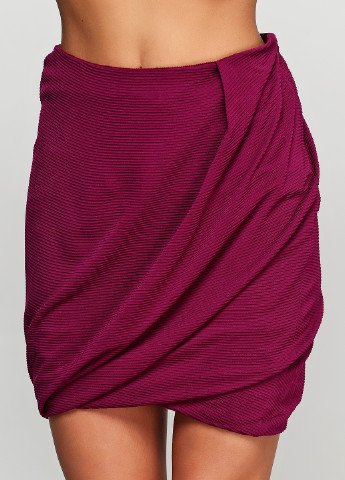 Фуксиновая кэжуал однотонная юбка Emporio Armani тюльпан