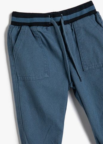 Серо-синие кэжуал демисезонные брюки джоггеры KOTON