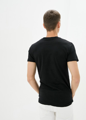 Чорна футболка чорний xxl (2000904398454) Redpolo