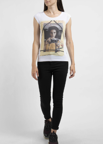 Белая футболка с принтом Ko Samui - (250382512)