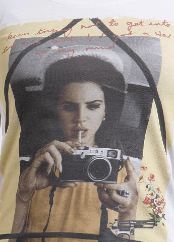 Белая футболка с принтом Ko Samui - (250382512)