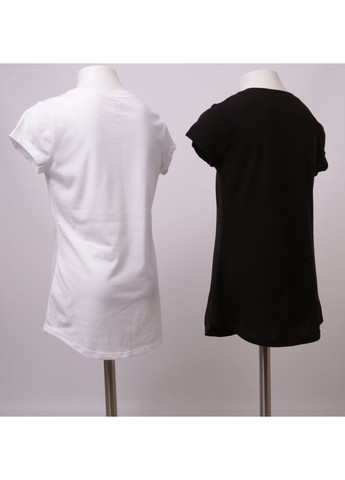 Черно-белая демисезонная футболка (2 шт.) Justice