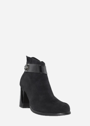 Осенние ботинки rv8025-11 черный Vira из натуральной замши