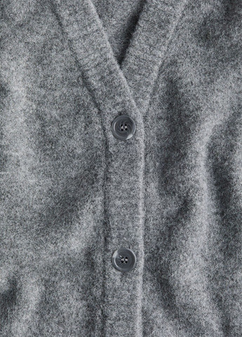 Светло-серый демисезонный кардиган H&M