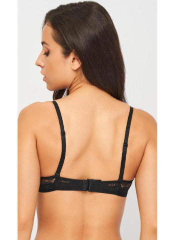 Чёрный бюстгальтер жіночий push-up +2 65d чорний 560500 Zebra