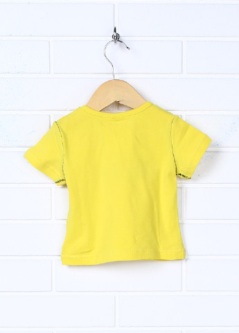Желтая летняя футболка с коротким рукавом Magilla