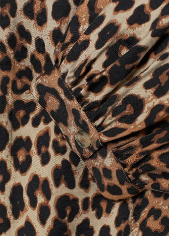 Коричневая блуза H&M