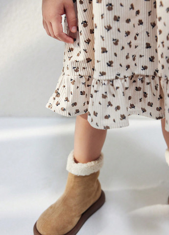 Светло-бежевое платье SHEIN (346790324)