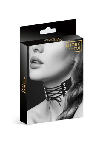 Чокер со шнуровкой - LACET, экокожа Bijoux Pour Toi (255690900)