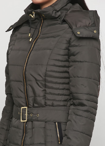 Оливковая (хаки) зимняя куртка Bodyflirt