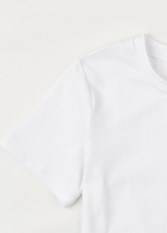 Біла демісезонна футболка Garnamama