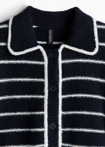 Темно-синий демисезонный кардиган H&M