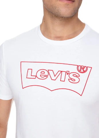 Белая футболка Levi's