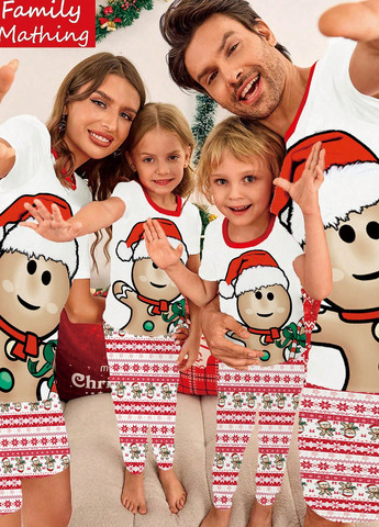 Пижама (футболка, шорты) SHEIN (352938808)