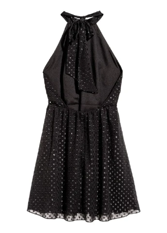 Черное деловое платье H&M