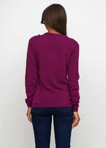 Фуксиновый демисезонный пуловер пуловер Sassofono
