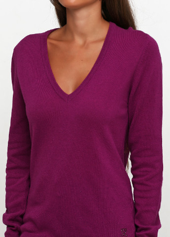 Фуксиновый демисезонный пуловер пуловер Sassofono