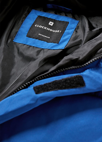 Синяя зимняя куртка C&A