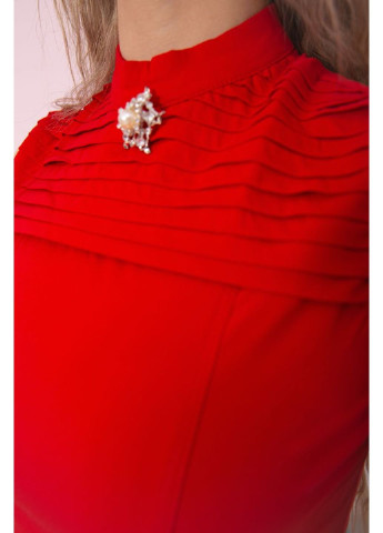 Красная летняя блуза женская однотонная 167r051-2 Ager