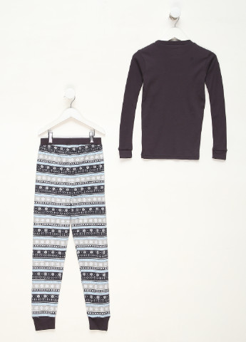 Темно-серая всесезон пижама (лонгслив, брюки) лонгслив + брюки Sleepyheads