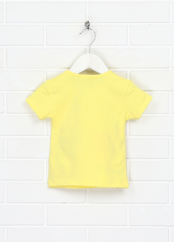 Желтая летняя футболка Ecrin kids