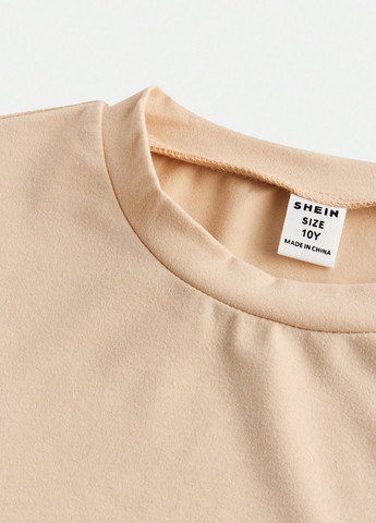 Комбинированный демисезонный костюм (юбка, лонгслив) SHEIN