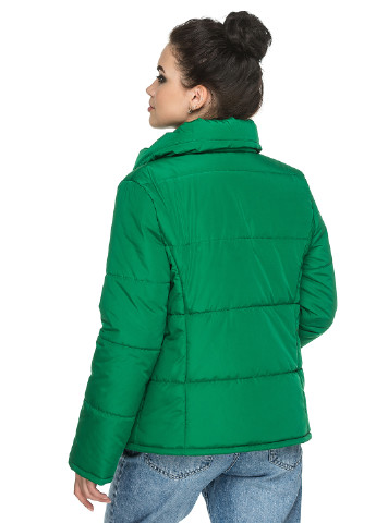 Зеленая демисезонная куртка Кариант